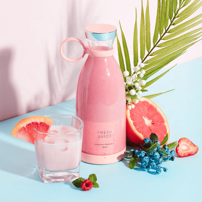Pink Fruit Blending Cup