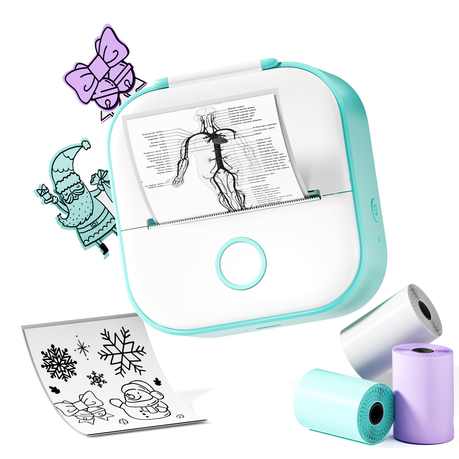 SPLUSHGo Thermal Photo Printer - Green