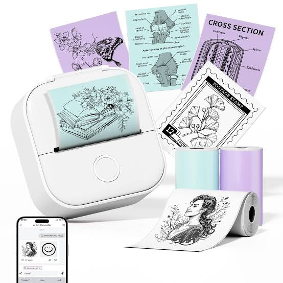 SPLUSHGo Photo Thermal Printer - White