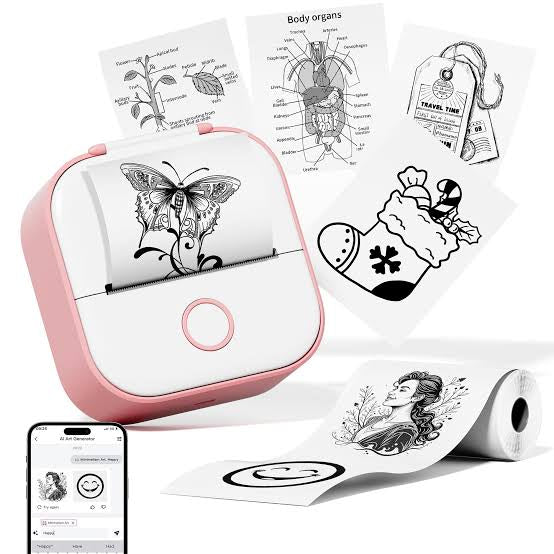 SPLUSHGo Thermal Photo Printer - Pink