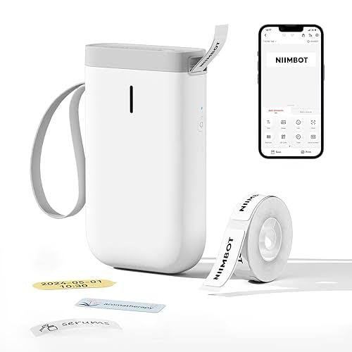 SPLUSHBot Portable Thermal Label Printer + 160 Labels
