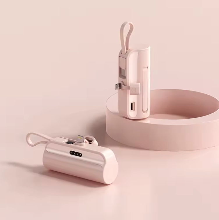 Pink Spark 8000mAh Power Bank